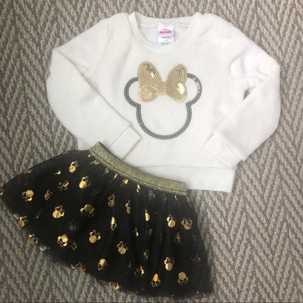 3t Disney Minnie tutu And shirt